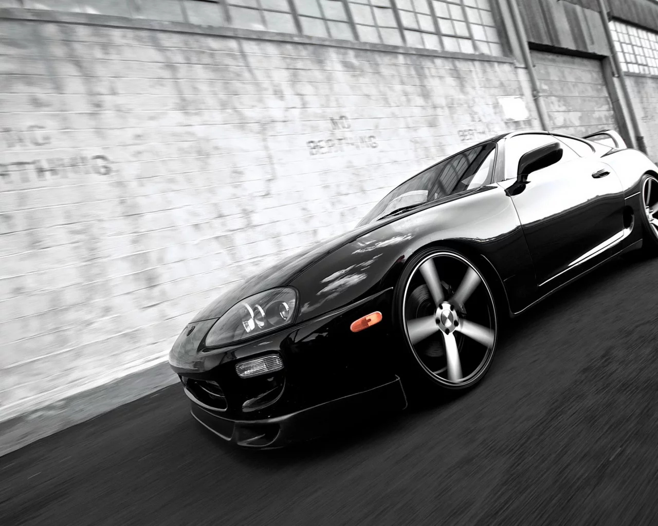 в движении, супра, supra, тойота, toyota, тюнинг, чб, черно-белая