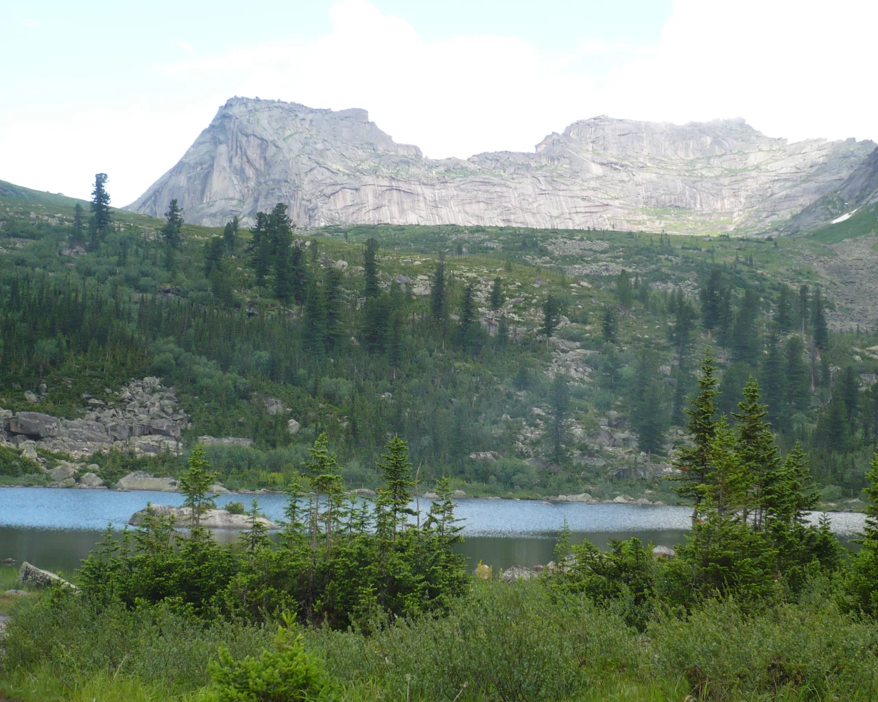 горы, саян, спящий, легенды, панорама