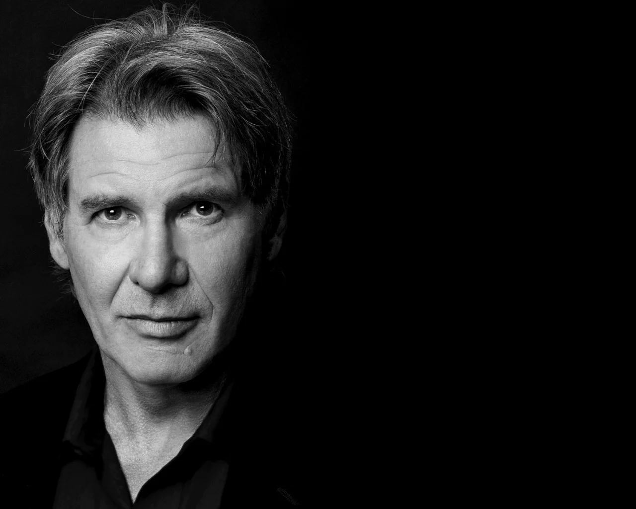 чб, актёр, хан соло, harrison ford, харрисон форд