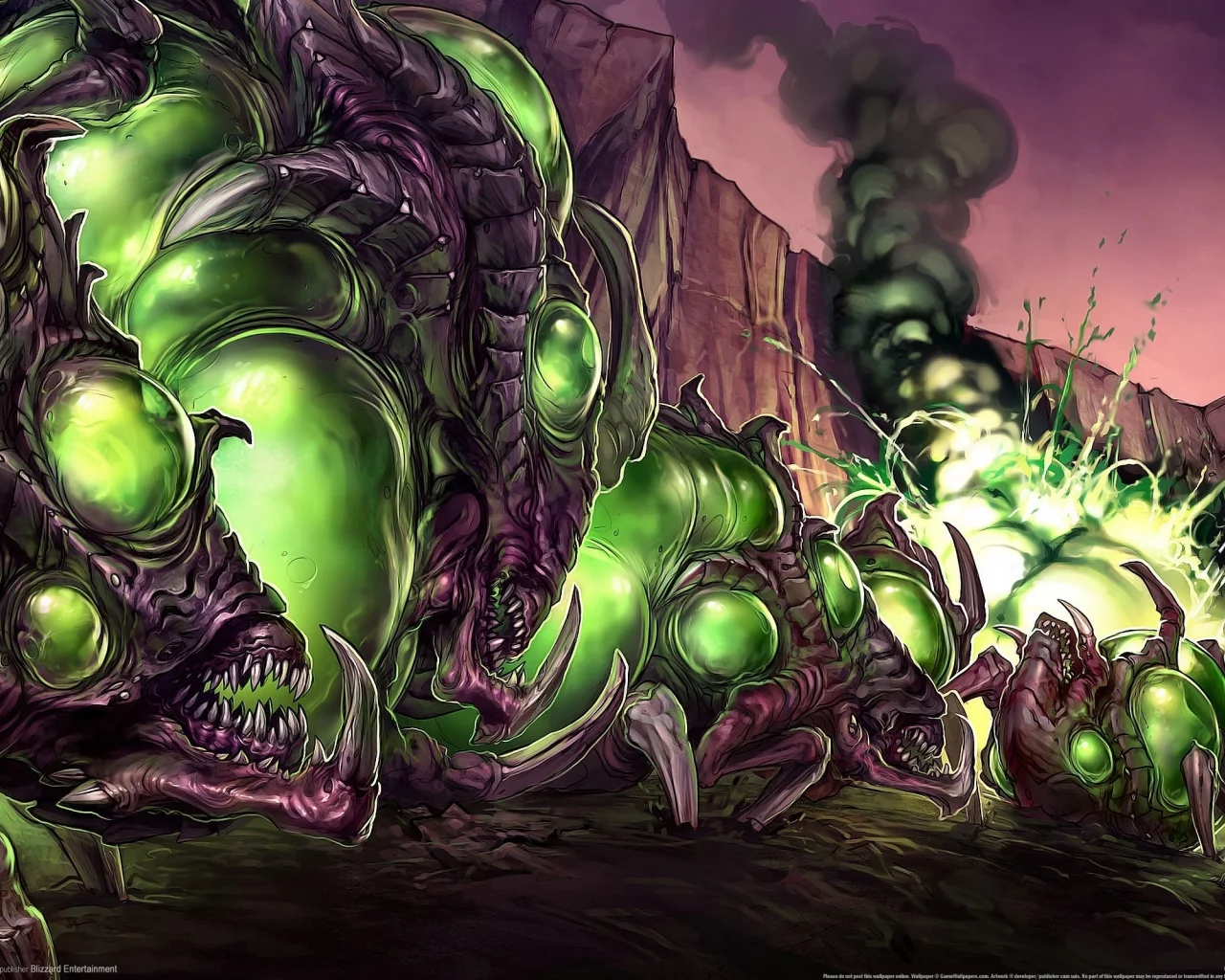 starcraft 2, banelings, гиблинги