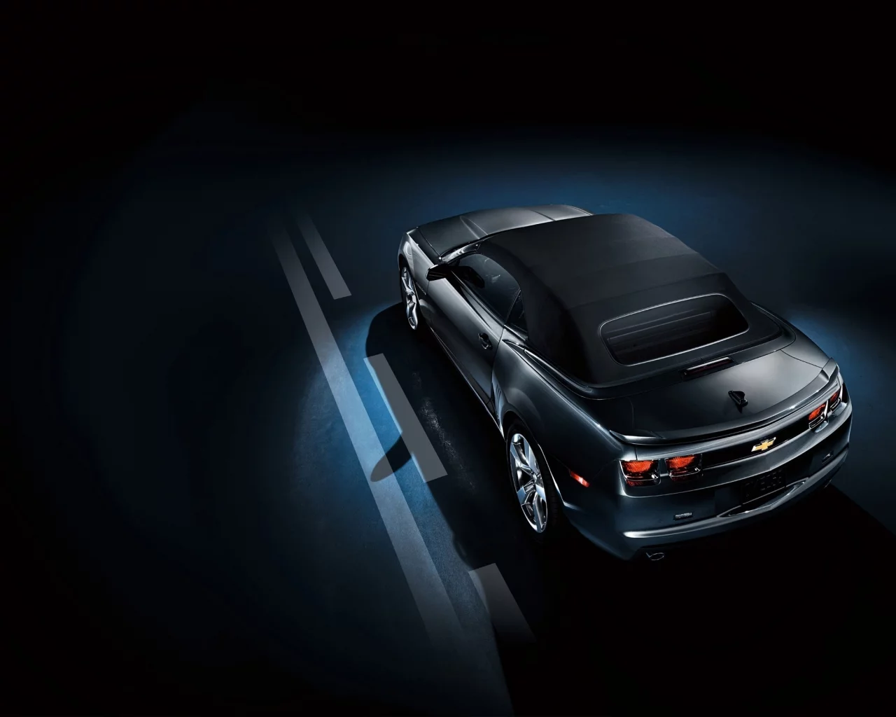 черный, свет, темнота, разметка, camaro, chevrolet