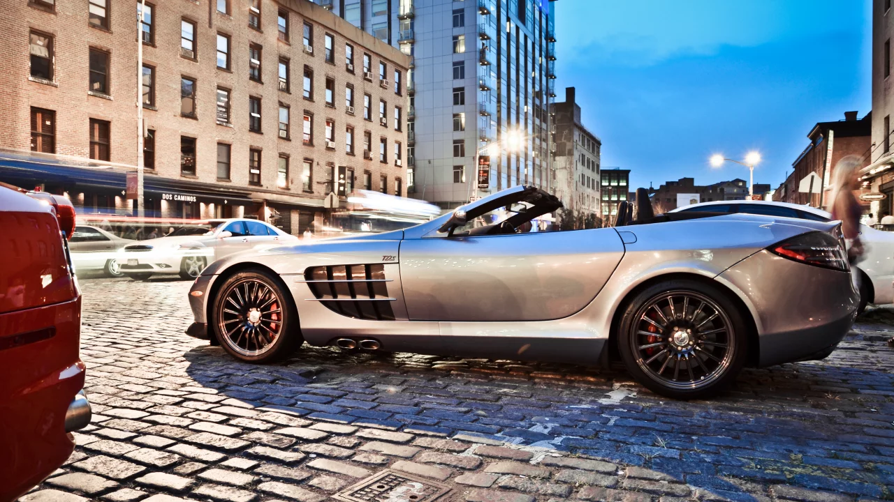 slr, roadster, supercar