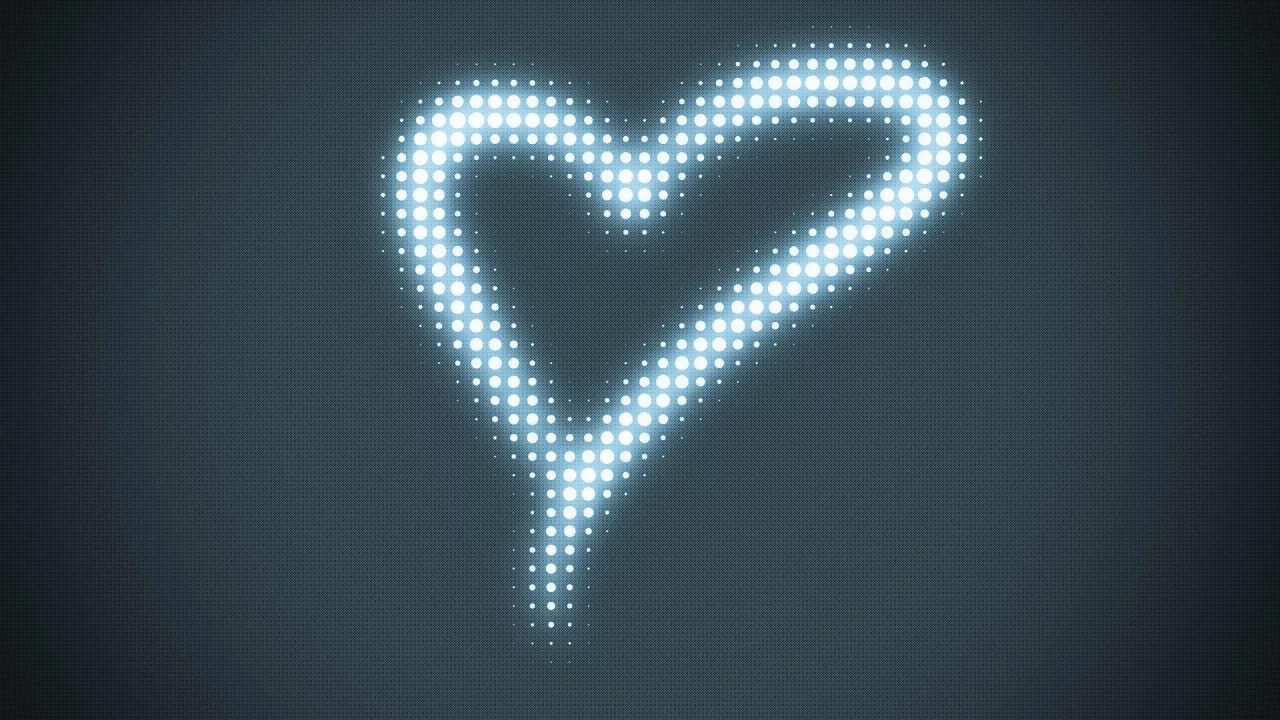сердце, синее, heart