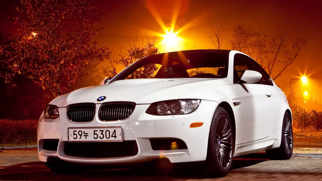 bmw, белый, авто