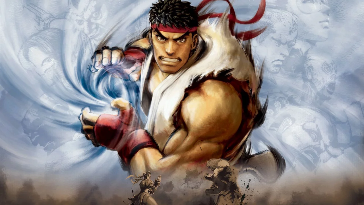 street, рю, fighter, боец, уличный, hadouken, game, ryu