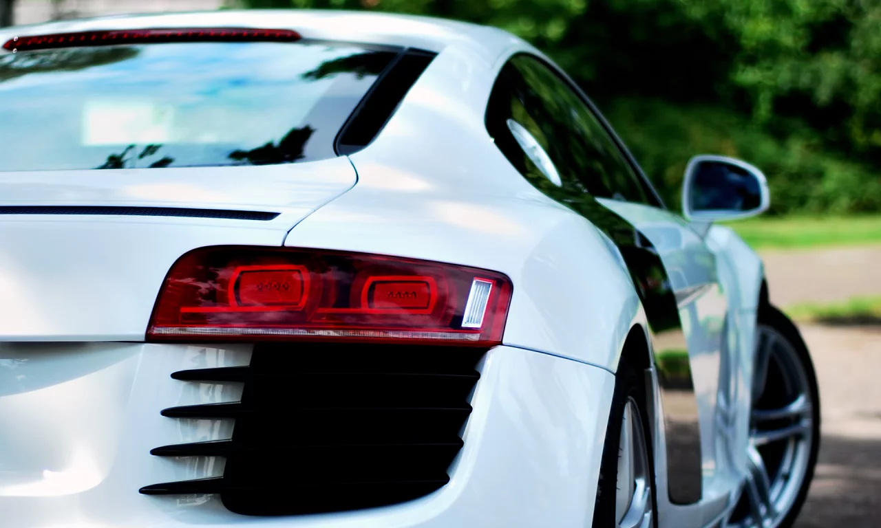 вид сзади, audi r8, фонарь, зад, r8, audi, суперкар, back