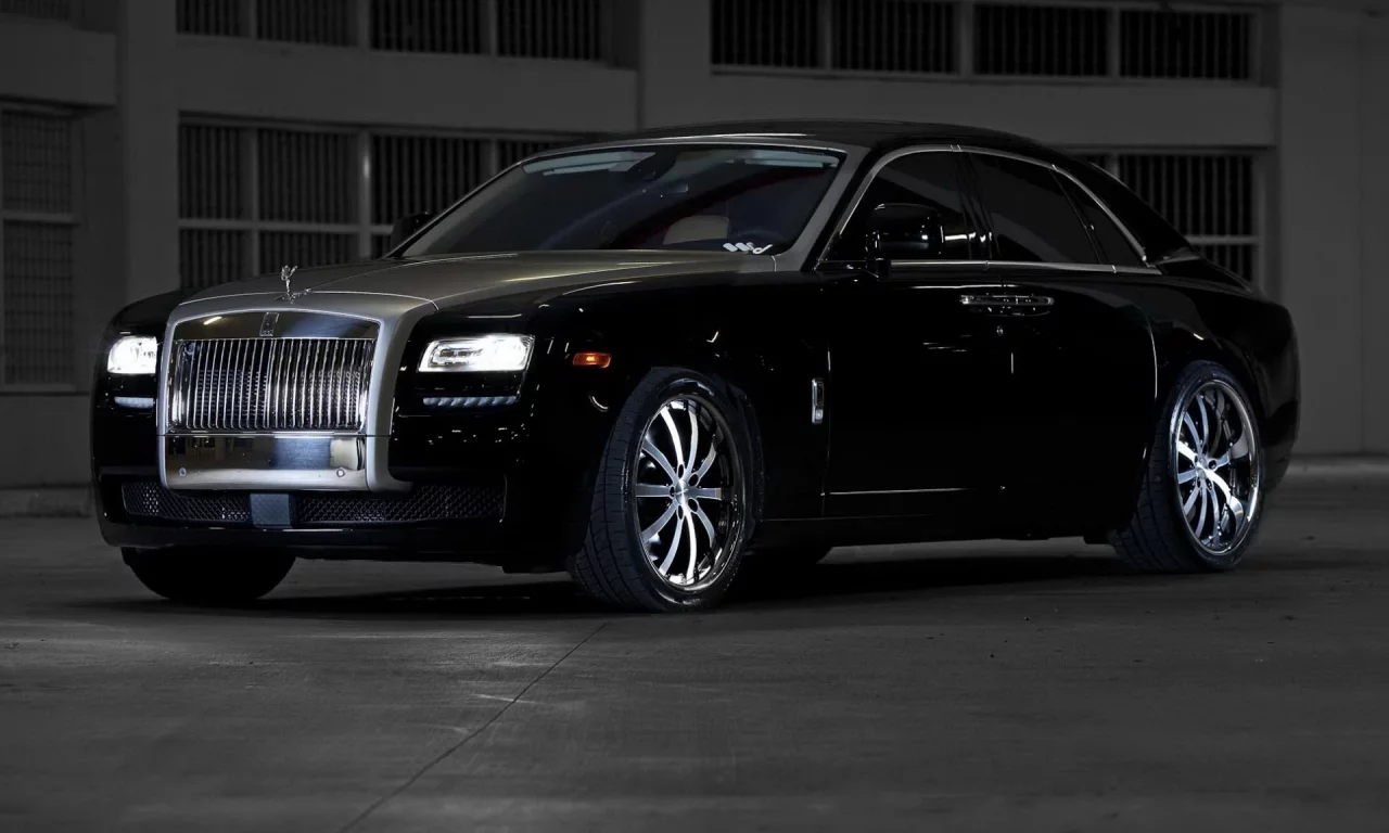 black, ролс ройс, гост, ghost, чёрный, rolls-royce