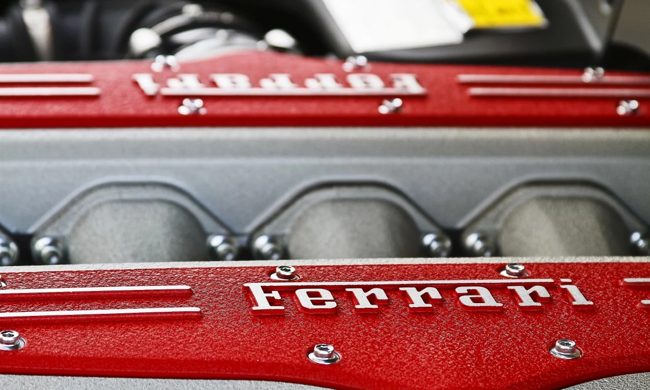 двигатель, логотип, ferrari 599gtb