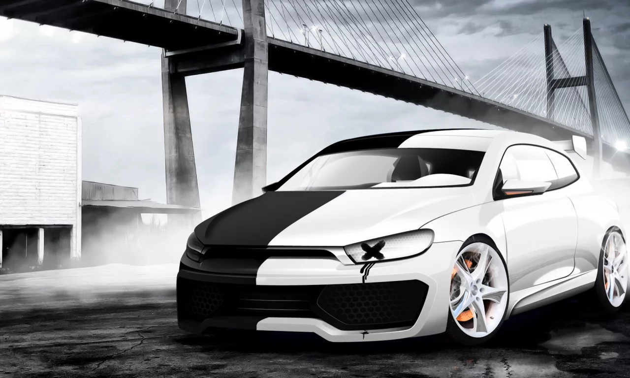 scirocco, vw, two faces