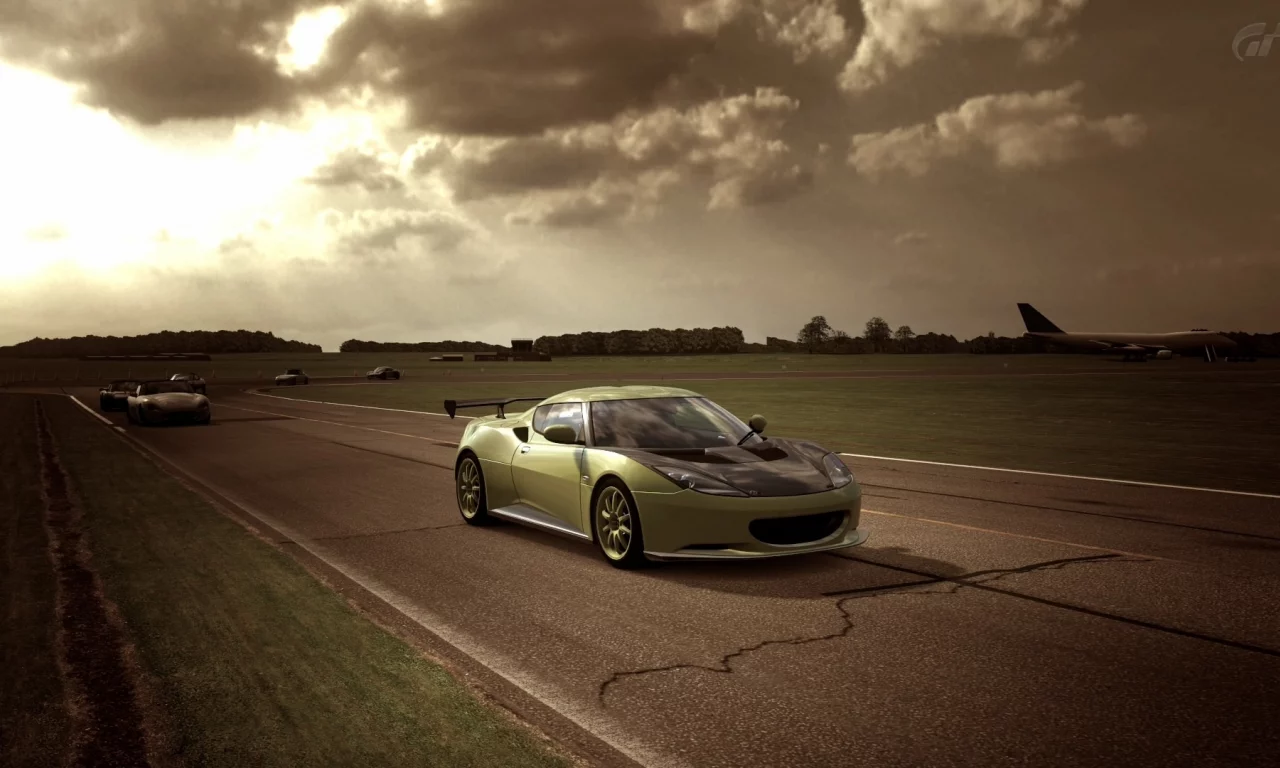 гонка, test track, gt5, lotus evora, top gear