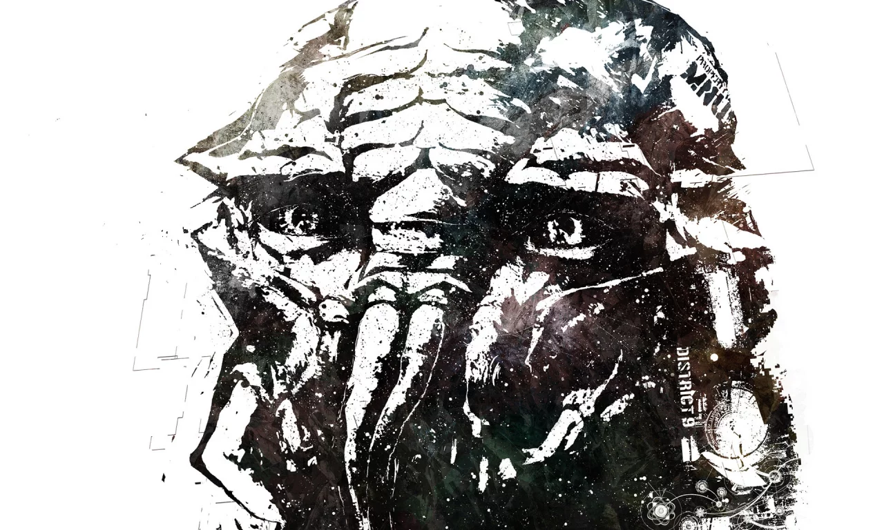 district 9, взгляд, инопланетянин, район №9