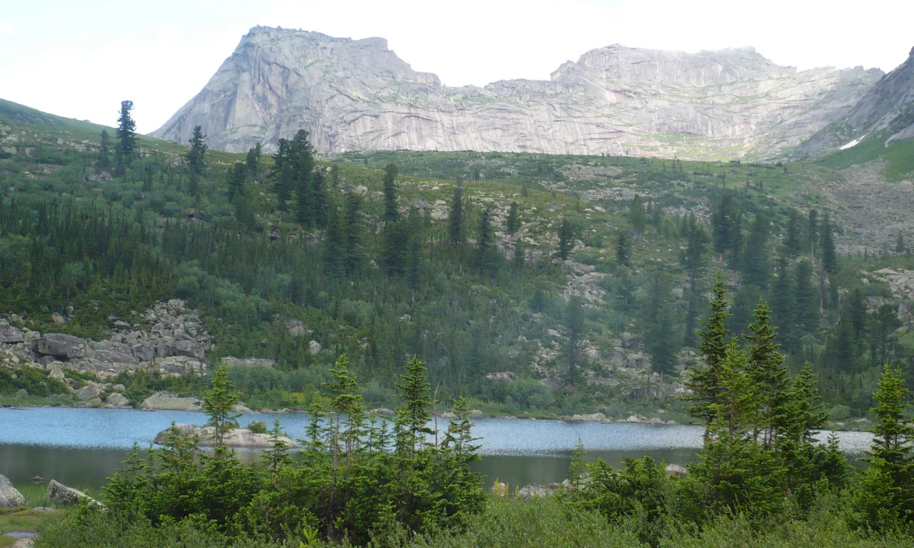 горы, саян, спящий, легенды, панорама
