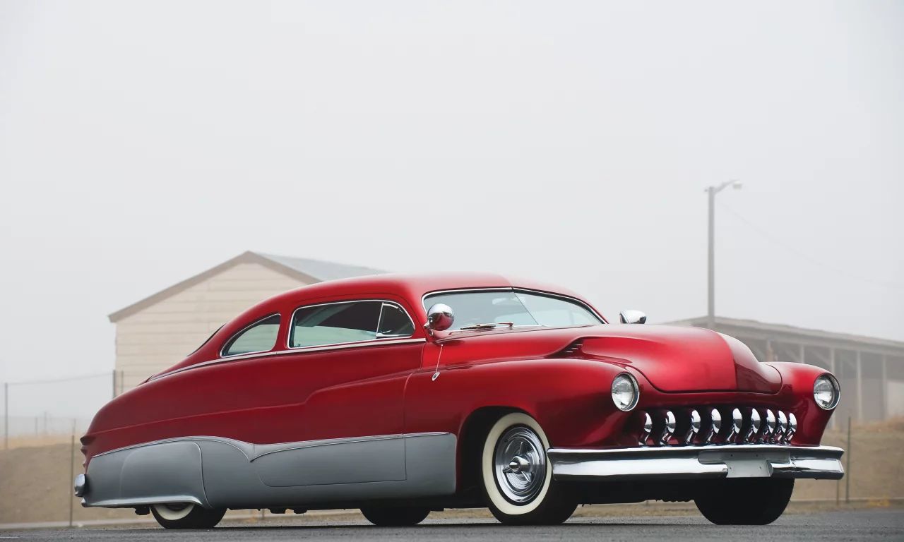 меркурий, тюнинг, coupe, sport, mercury, красный, red, lead sled, ретро