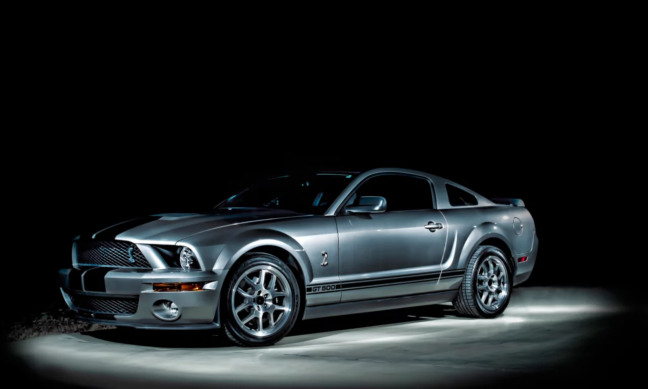 ночь, ford, mustanggt