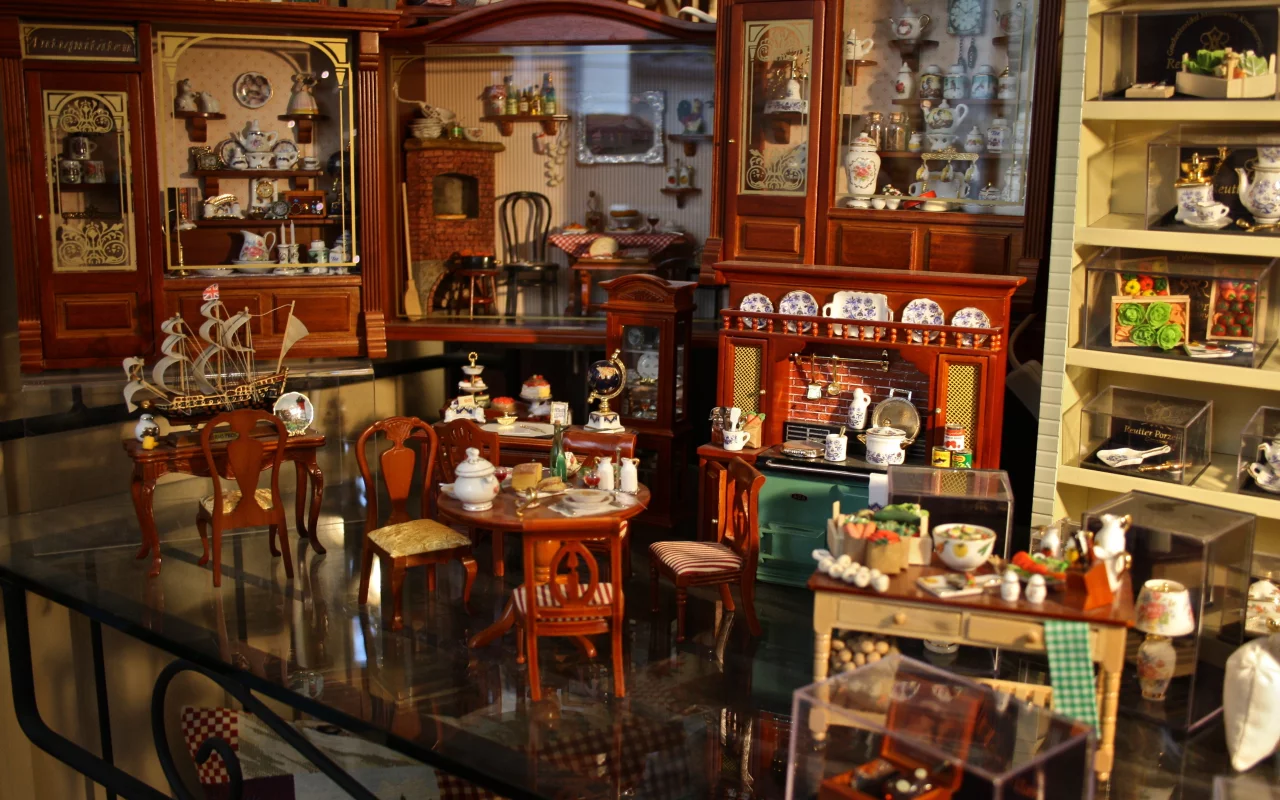 миниатюра, игрушка, красота, фарфор, сервиз