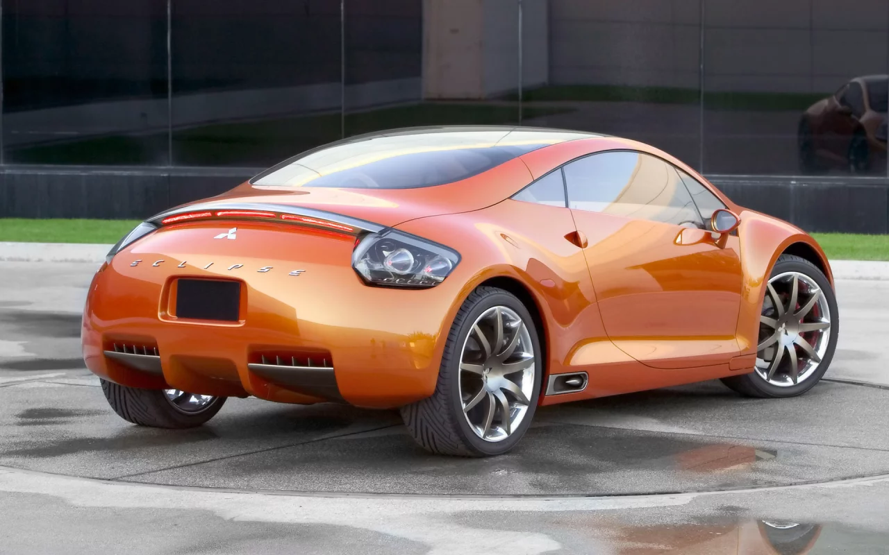 mitsubishi eclipse, mitsubishi, concept, машины, гонки