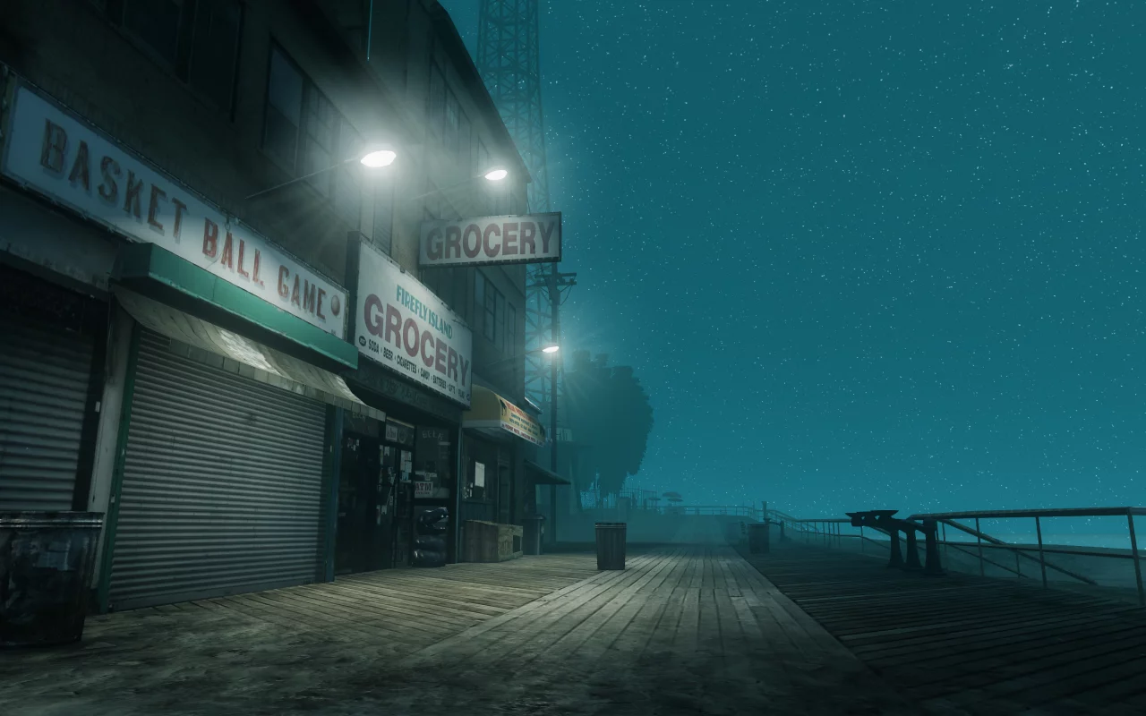 звезды, grand theft auto iv, ночь, пляж, парк, нью йорк, небо