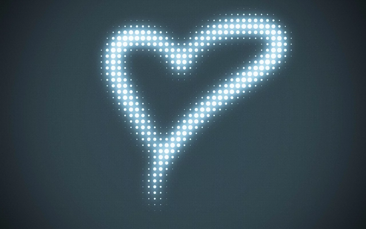 сердце, синее, heart