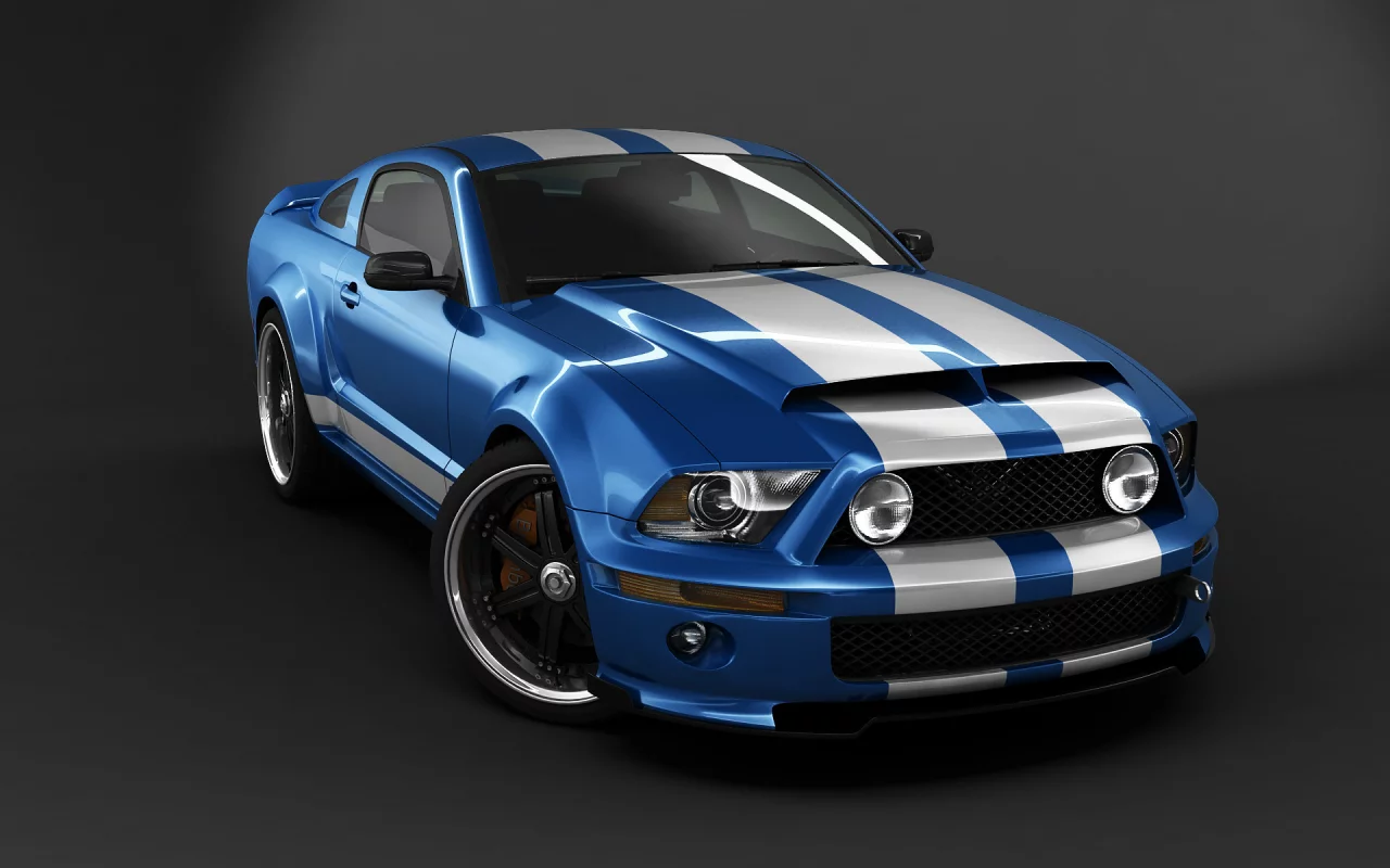 mustang, тюнинг, автомобиль