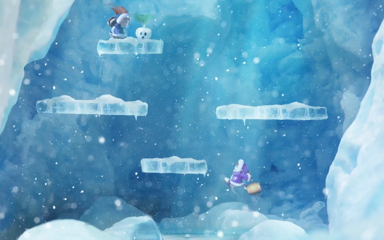 game, ice, climber