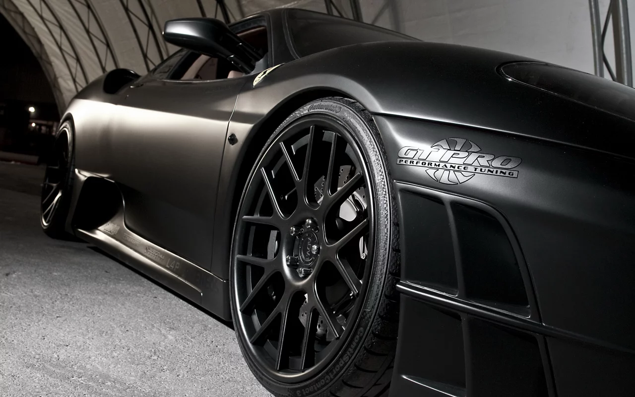 pro, ferrari, диски, черные, performance, tuning, gt, матовая