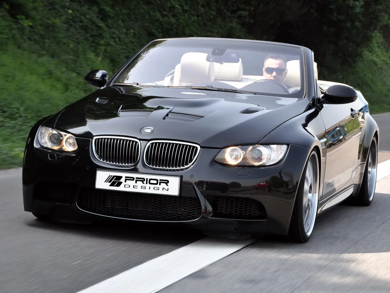 prior-design, бмв, cabrio, e93, bmw, чёрный, кабриолет, black, m3