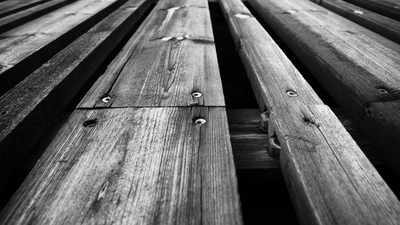 шурупы, b&w, винты, доски, чб