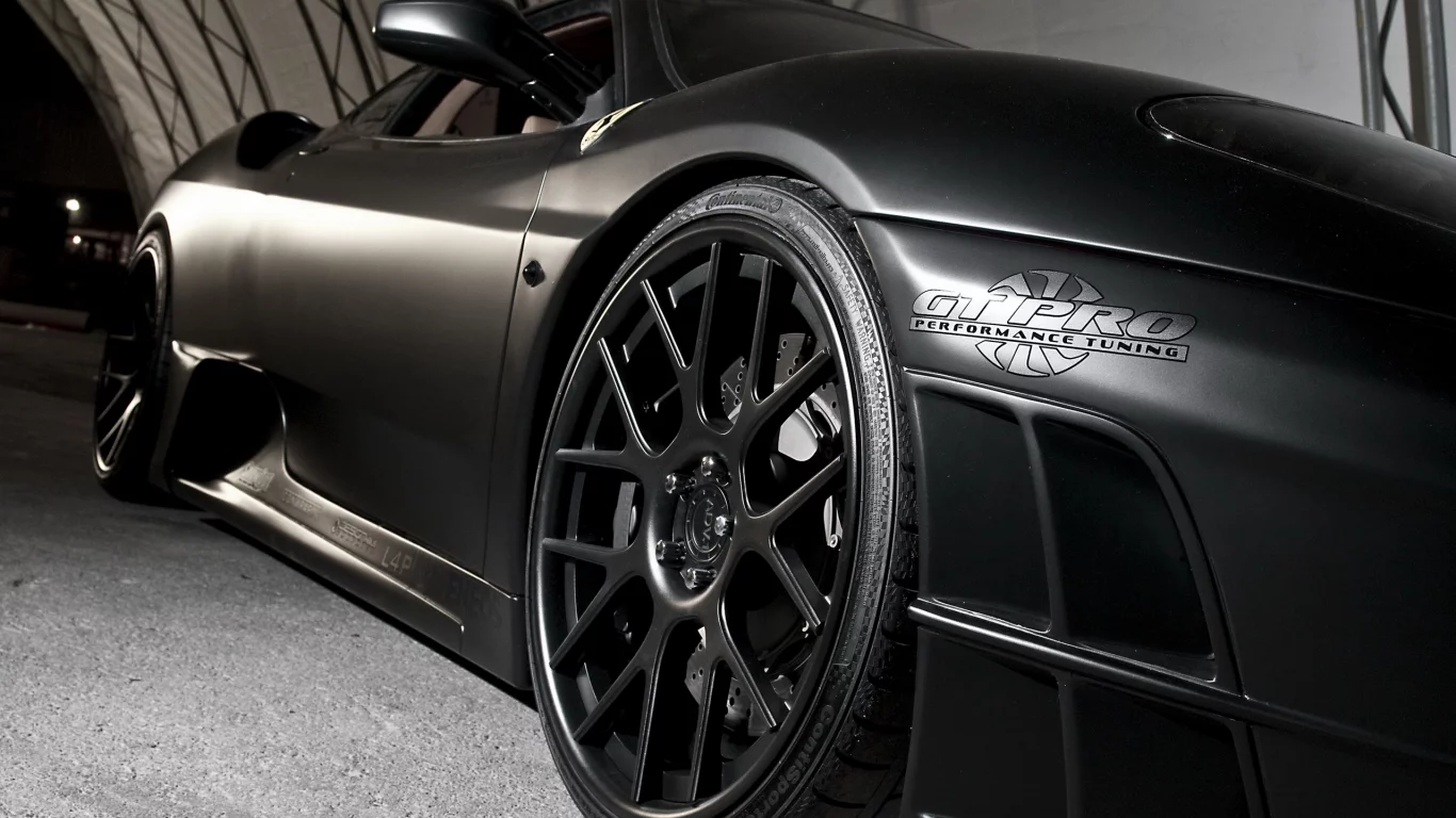 pro, ferrari, диски, черные, performance, tuning, gt, матовая
