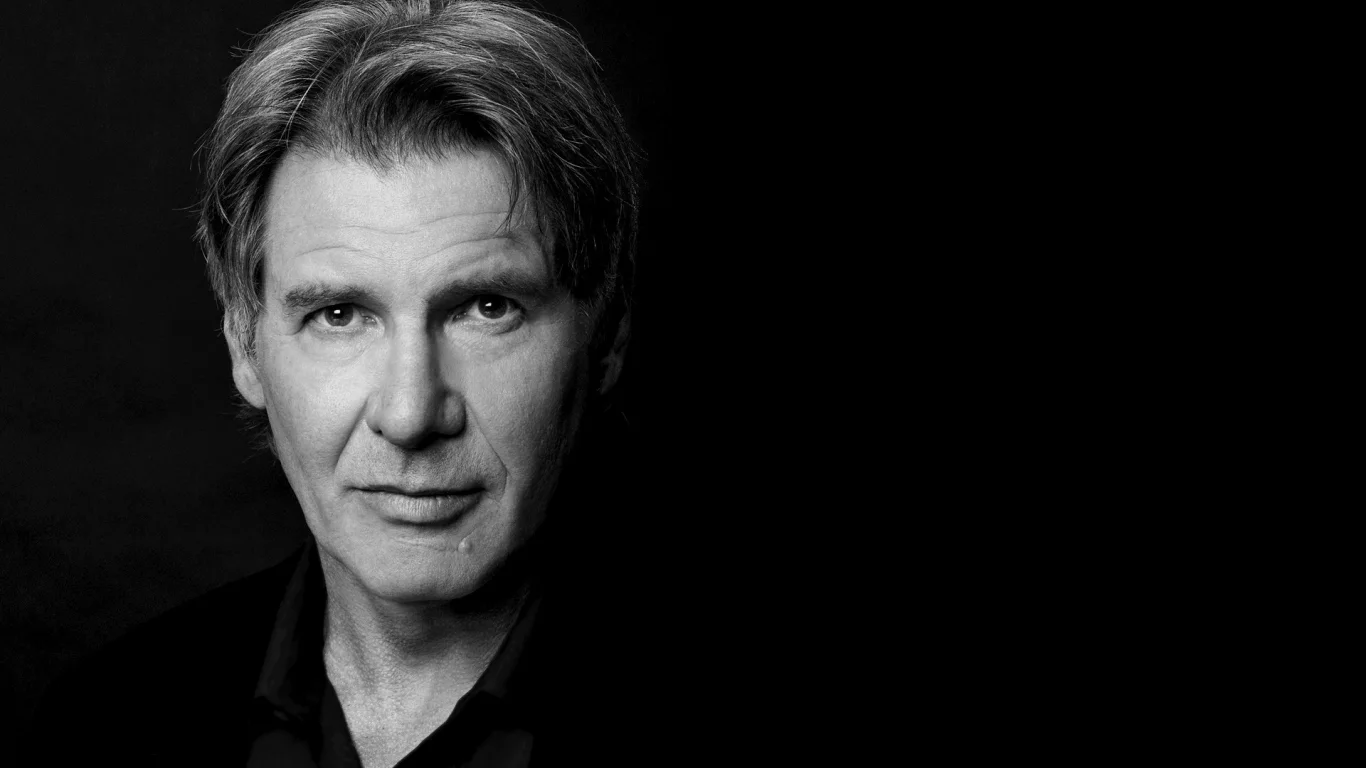 чб, актёр, хан соло, harrison ford, харрисон форд