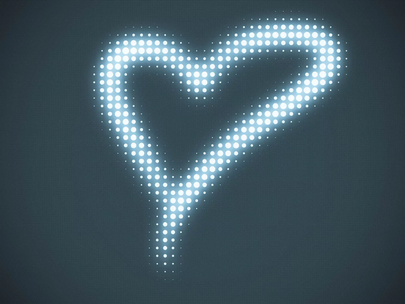 сердце, синее, heart