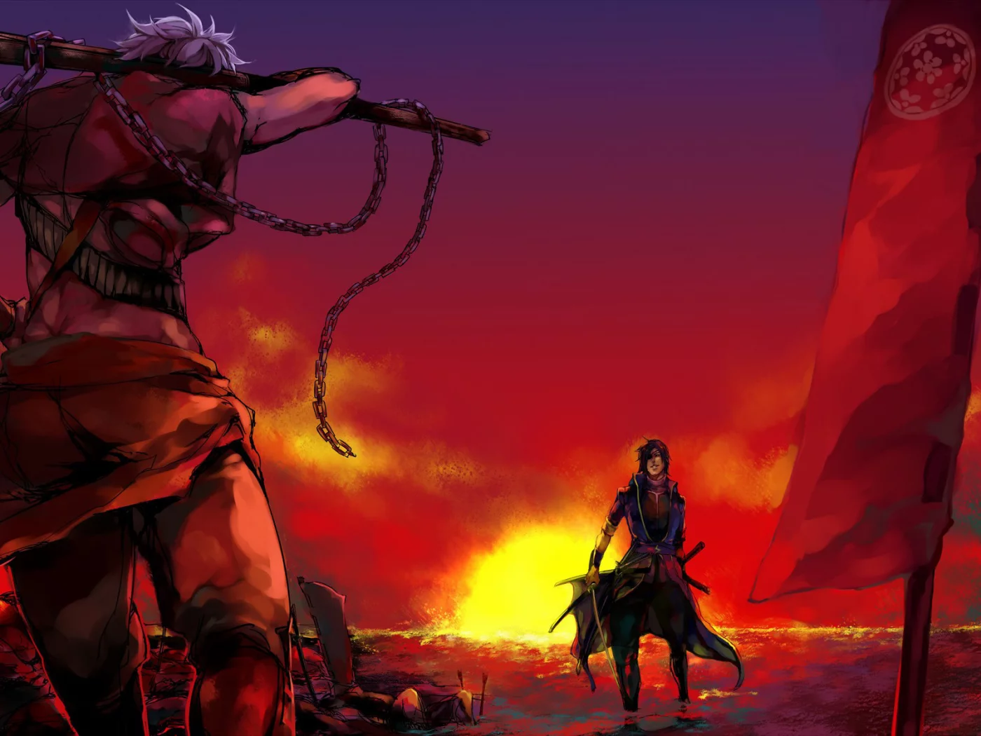 sengoku basara, война, самураи, бой