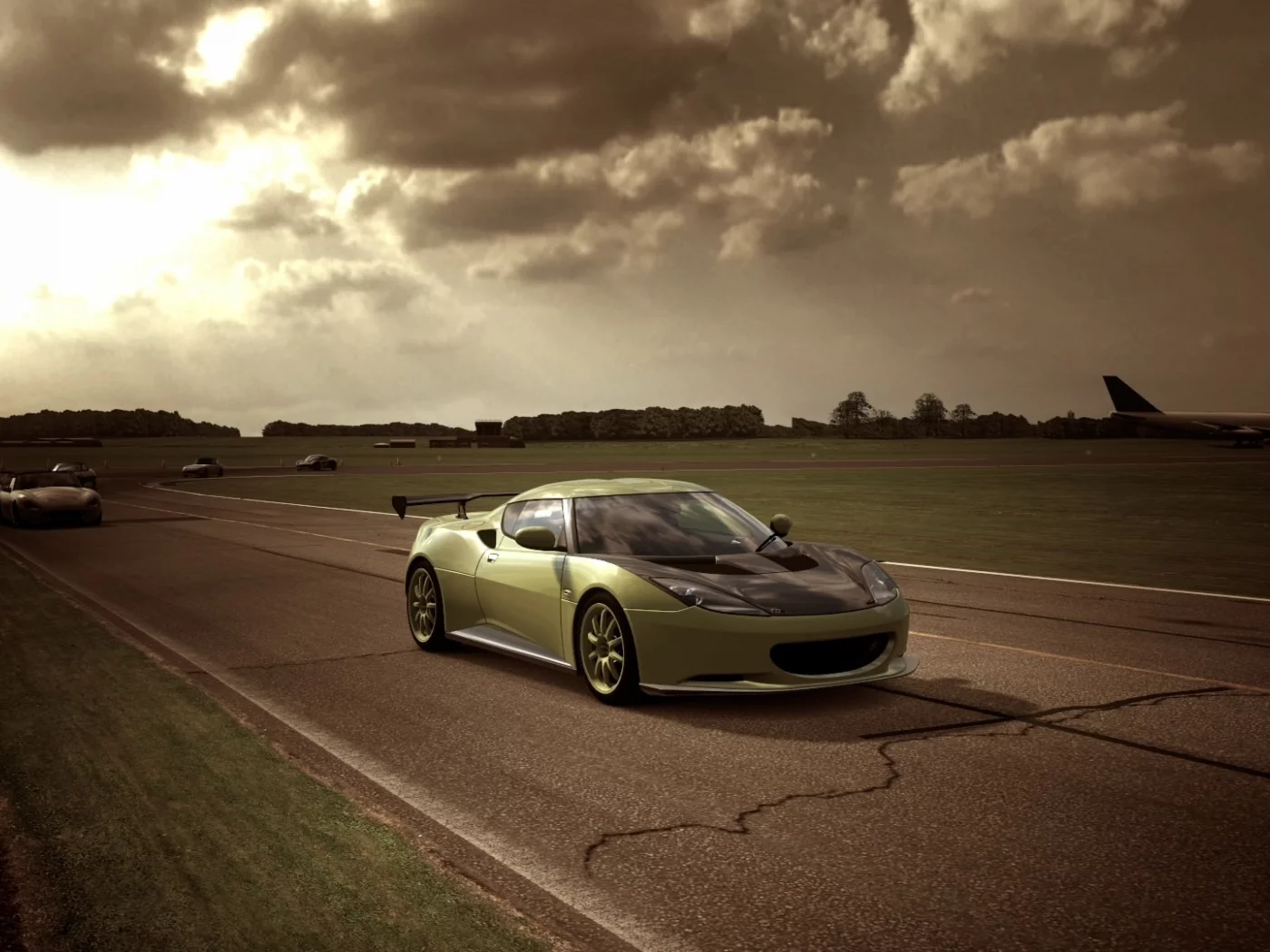 гонка, test track, gt5, lotus evora, top gear