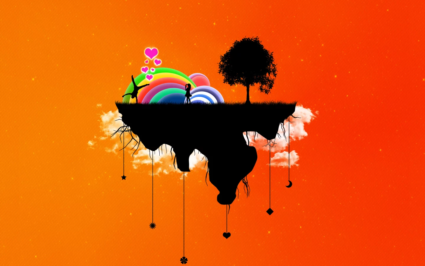 веселье, fun, люди, black, черный, orange