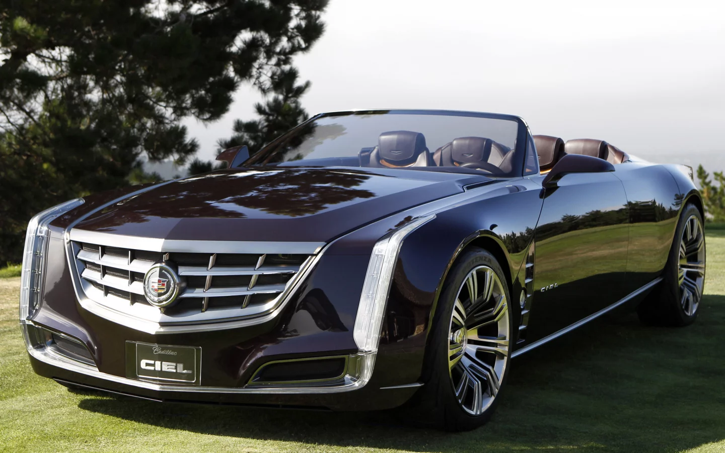 cadillac, кабриолет, крутой, concept, эффектный, передок, чёрный, сиэл, концепт, кадилак, ciel