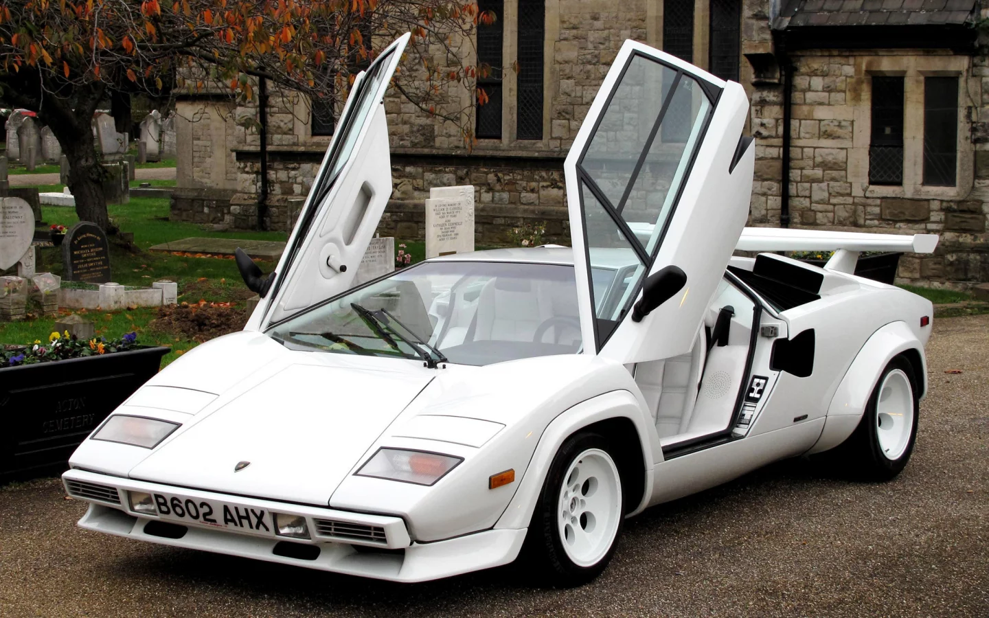 lamborghini, дом, countach p500 s, белый