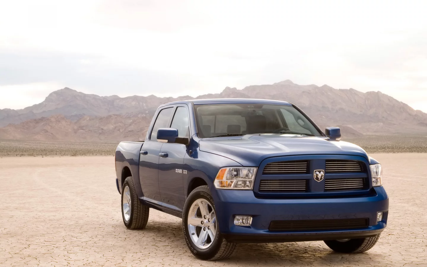синий, ram, dodge
