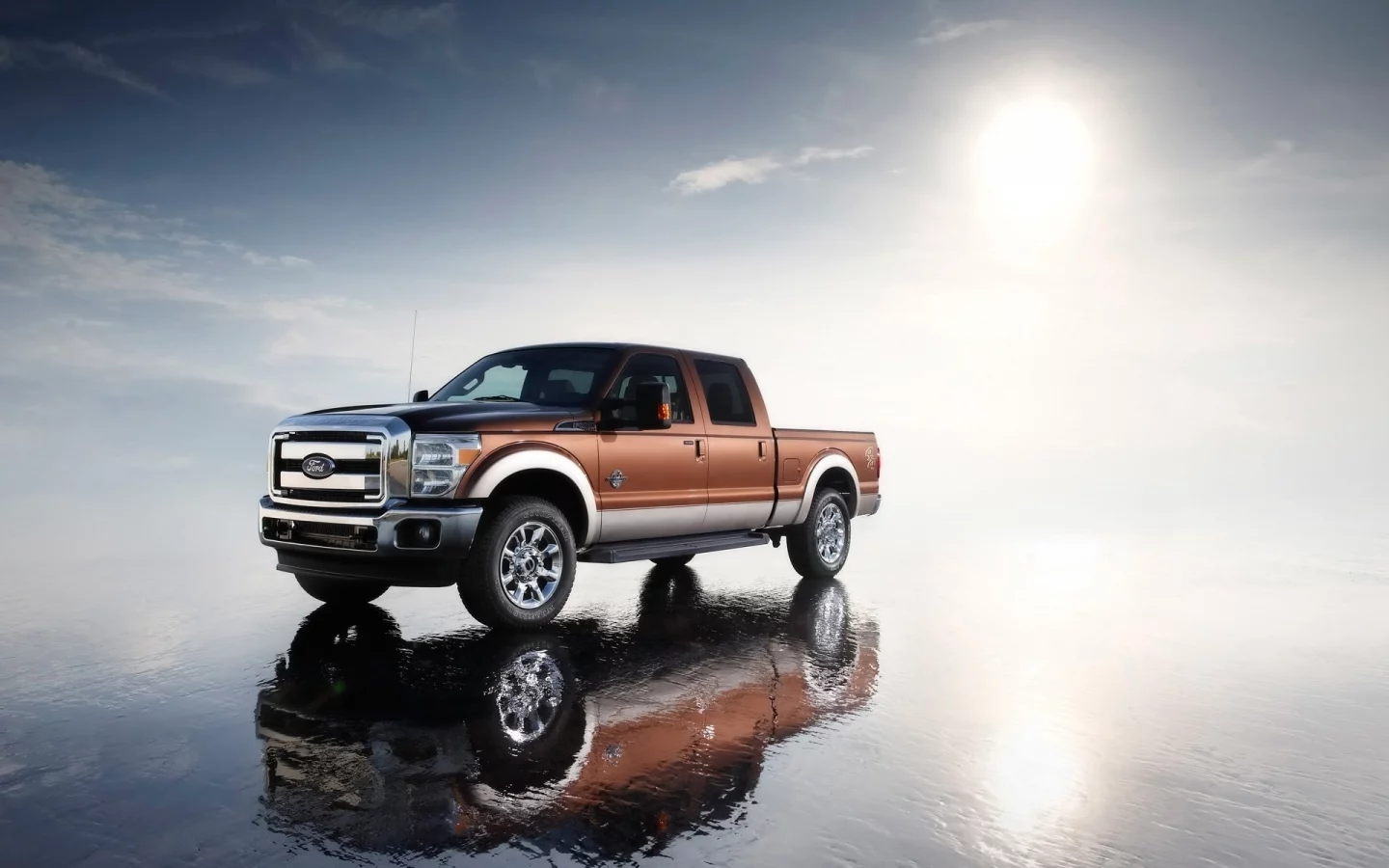 песок, отражение, пляж, ford f-series
