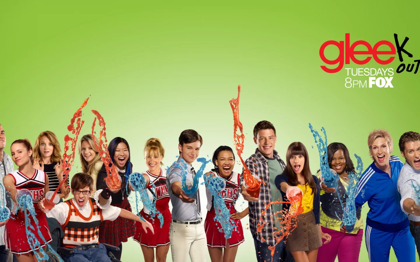 лузеры, fox, сериал, glee, хор