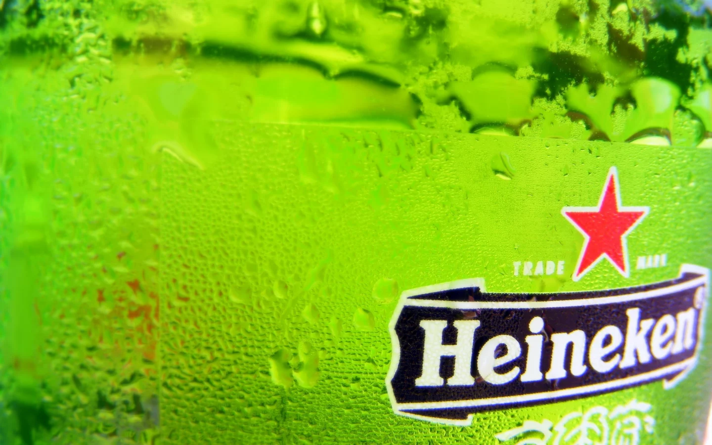 green, beer, hineken