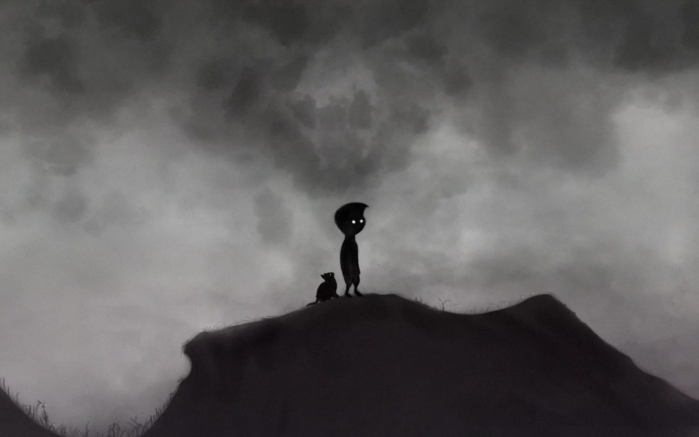 игра, 1920х1080, limbo, limbostyle, черно-белое