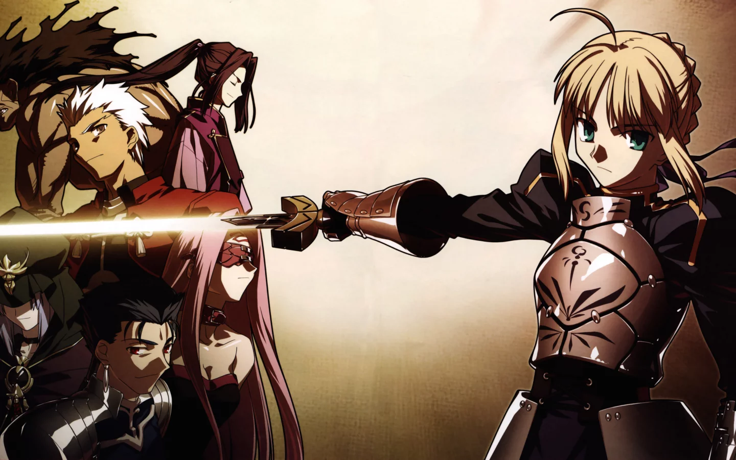 stay, saber, сериал, девушка, меч, доспехи, night, fate