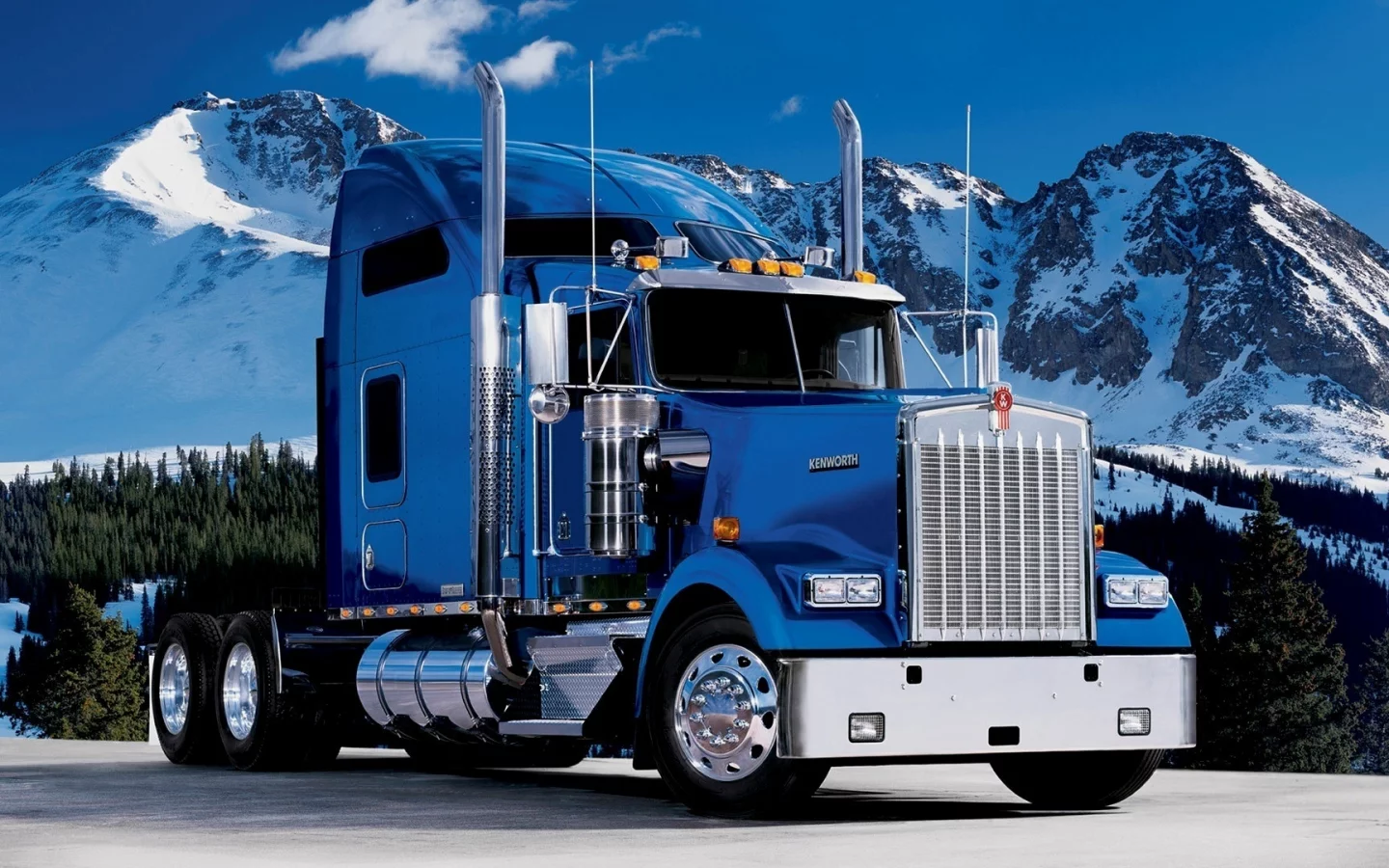 горы, kenworth, w900