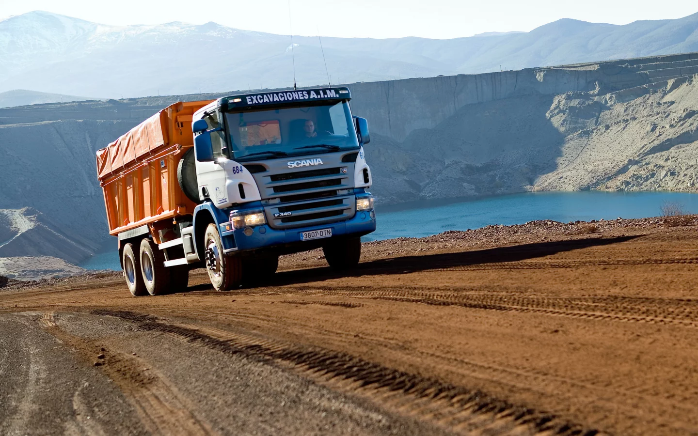p340, скандинавия, грузовик, автомобиль, scania, самосвал