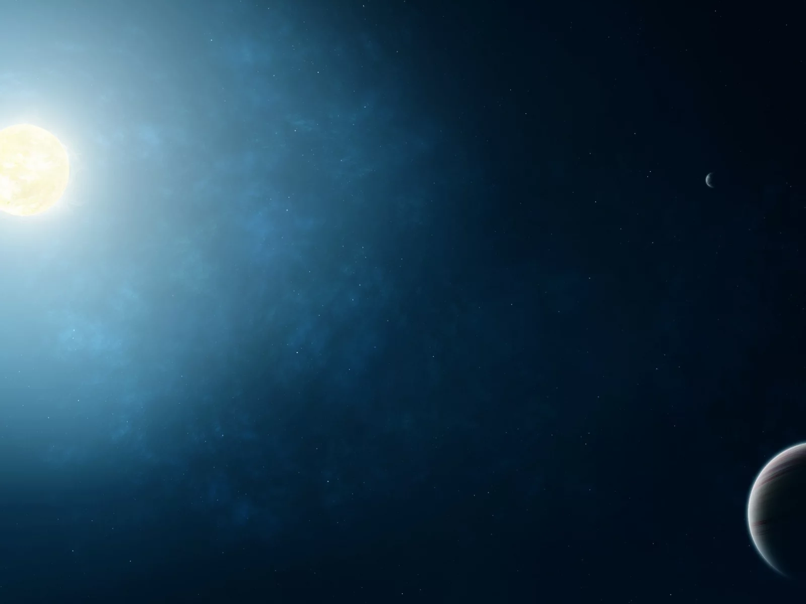 звезды, light, star, газовый гигант, свет, планеты