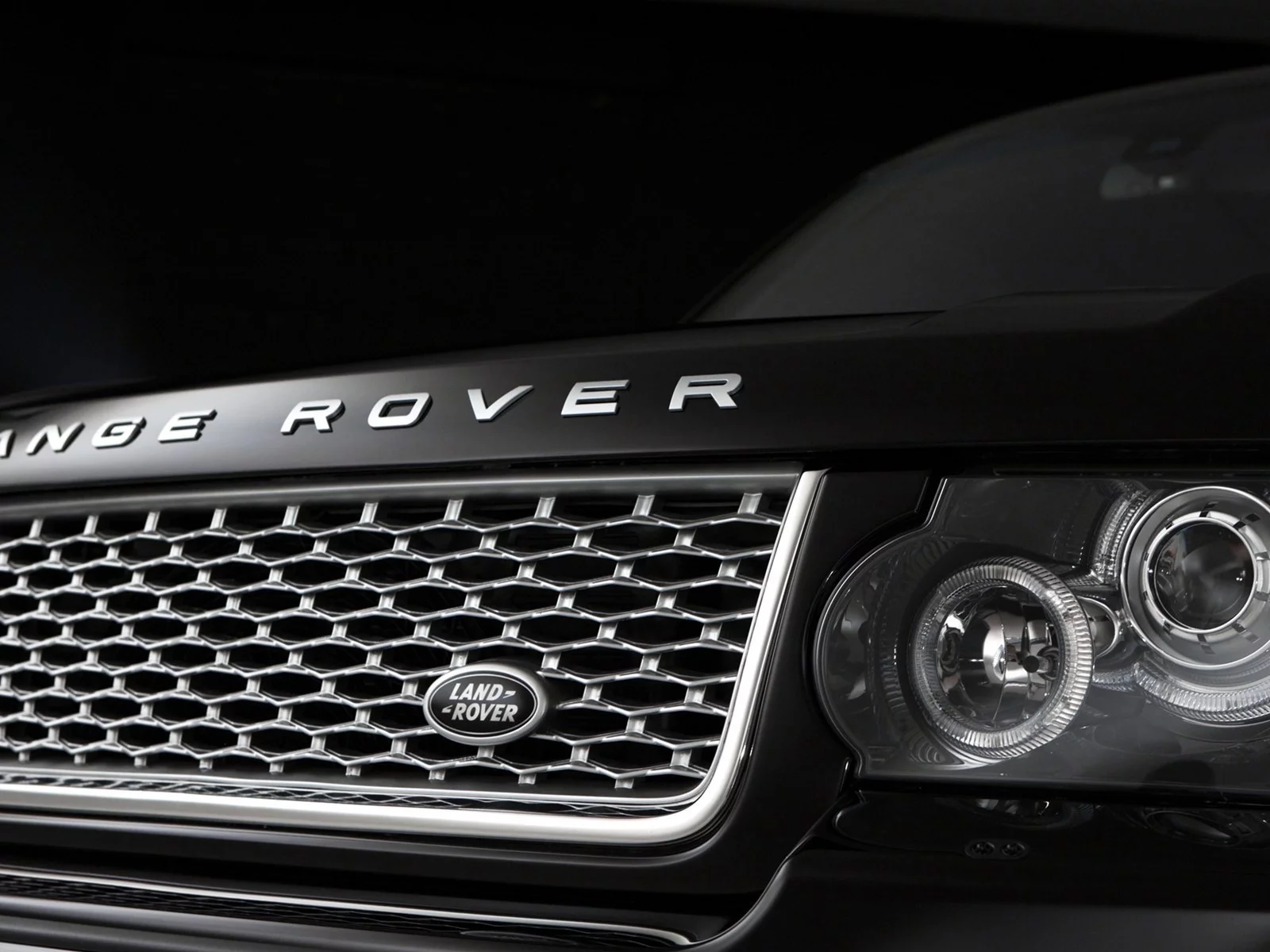 фары, range rover, land rover, macro