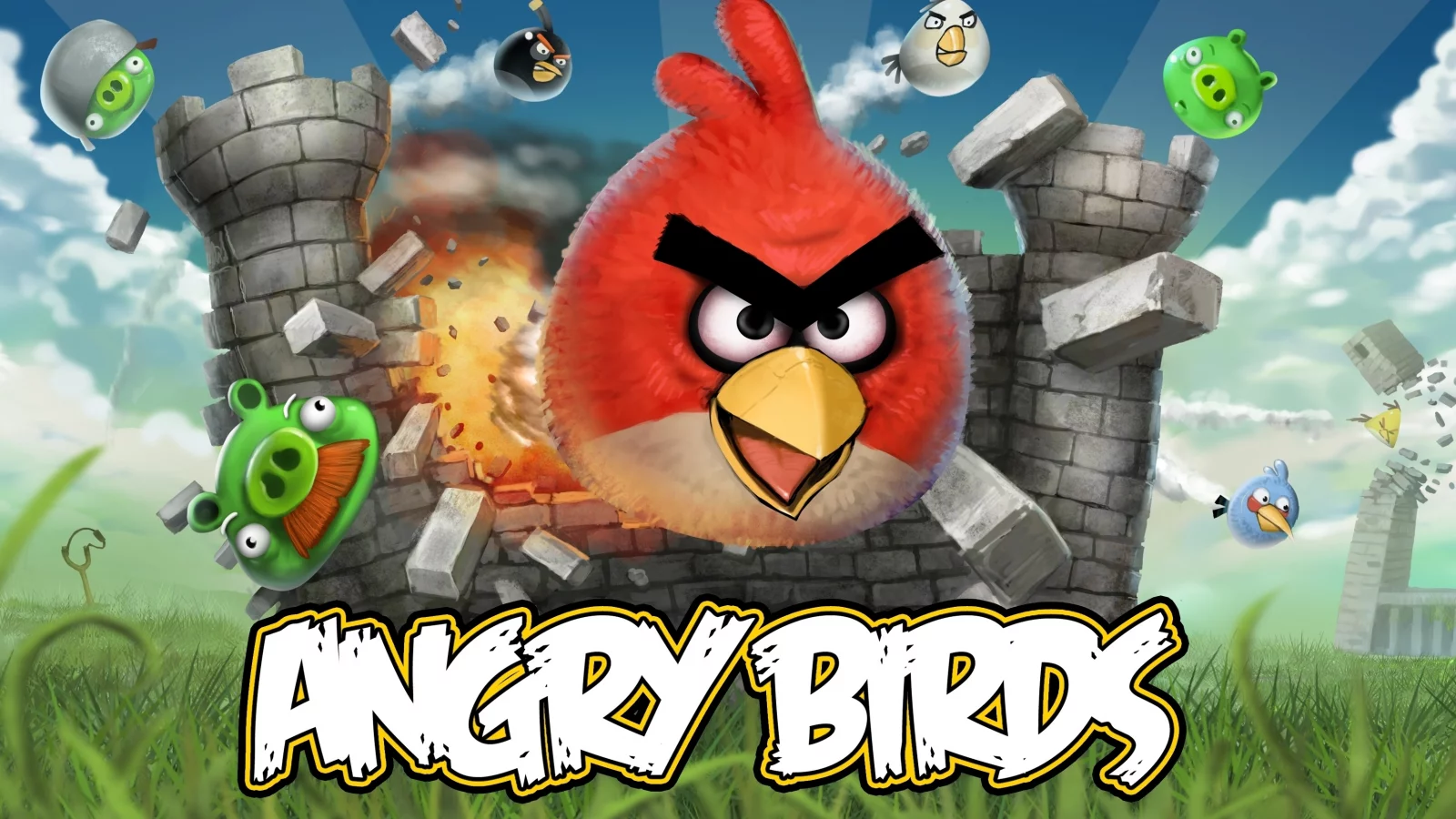 игра, game, angry birds, полёт