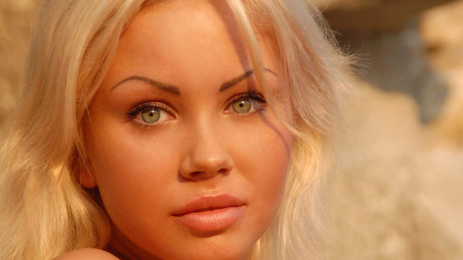 лицо, блондинка, jessika, девушка, красивое