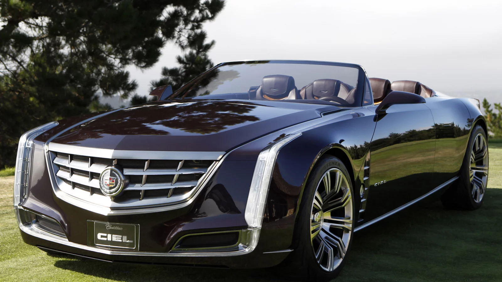 cadillac, кабриолет, крутой, concept, эффектный, передок, чёрный, сиэл, концепт, кадилак, ciel