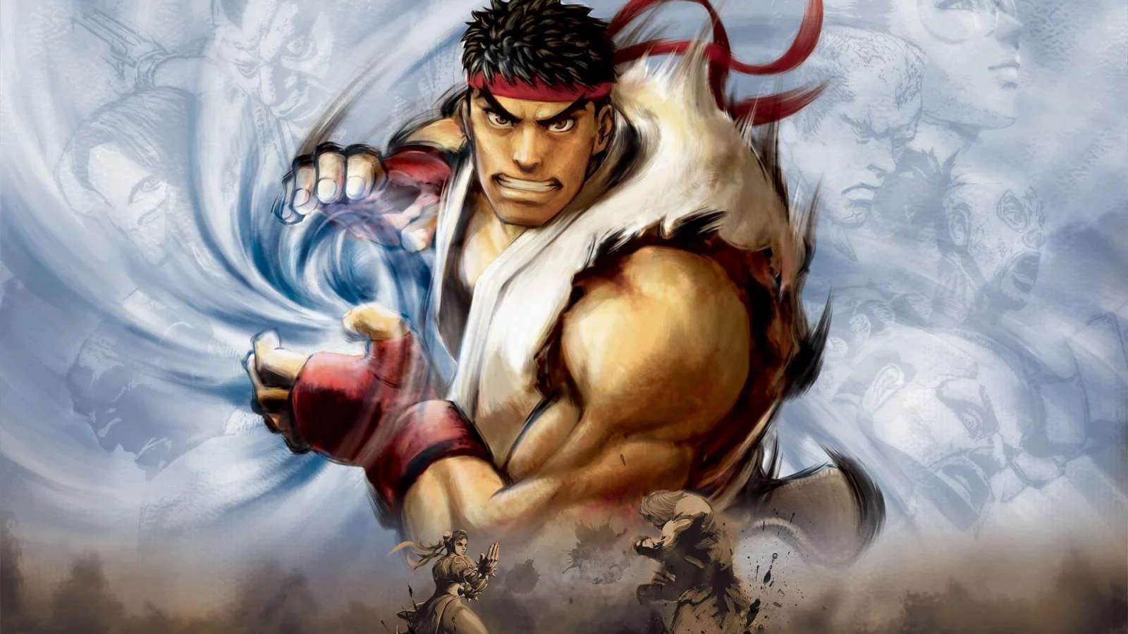street, рю, fighter, боец, уличный, hadouken, game, ryu