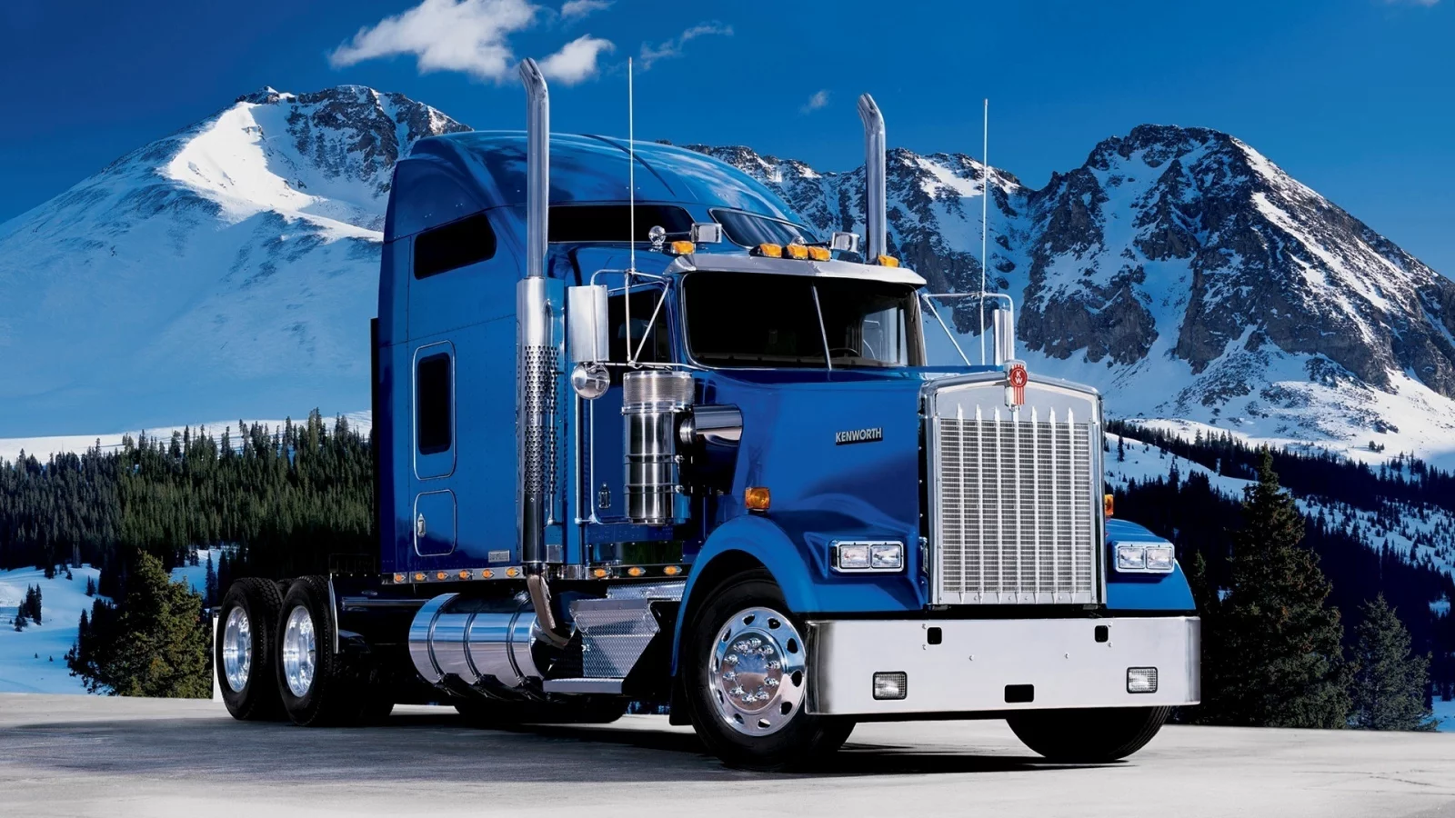 горы, kenworth, w900